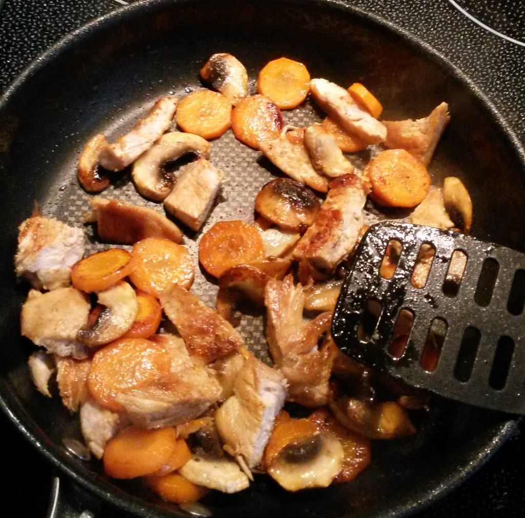 Geflügel Gemüse PFanne