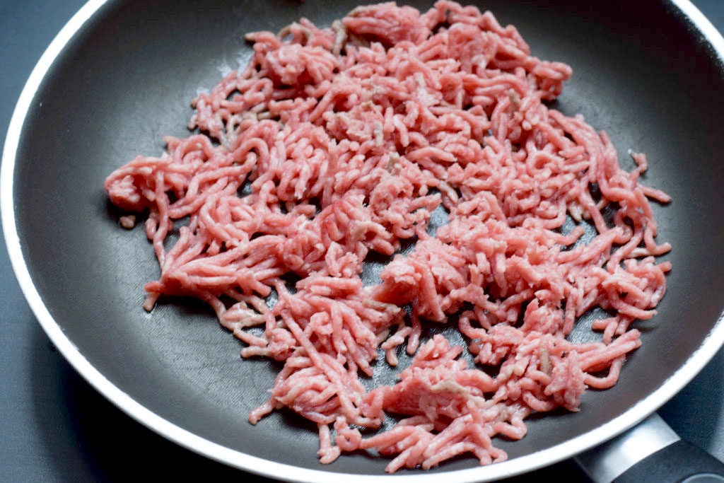 Hackfleisch anbraten