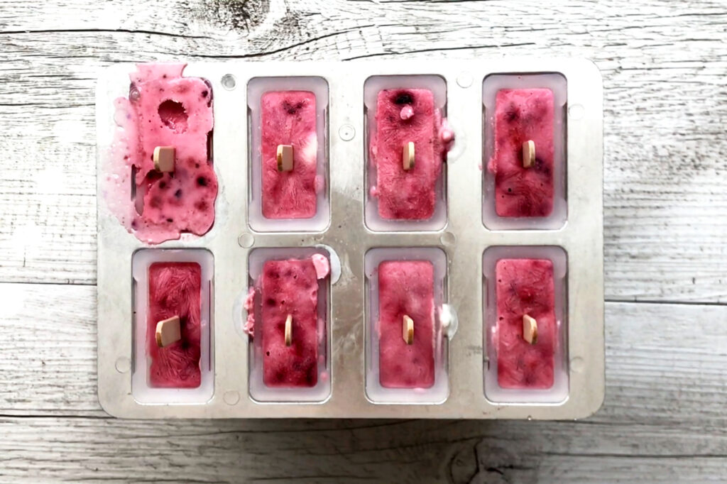 Das Eis ist bereit für den Genuss